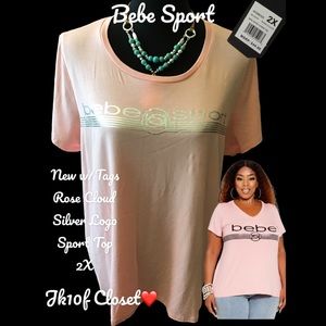 🌻NWT BEBE SPORT 2X MOISTURE WICKING ACTIVE TOP